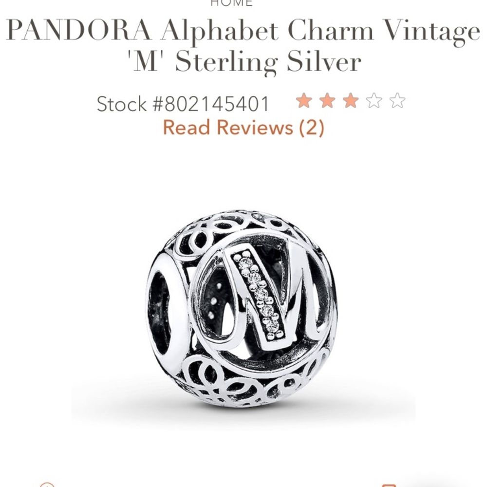 Pandora charm